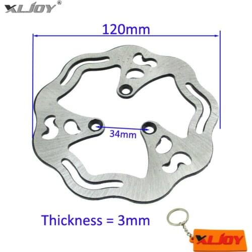 XLJOY 120mm Brake Disc 120x26x3mm For 33cc 43cc 49cc Gas Scooter and Electric Scooter Pocket Bike