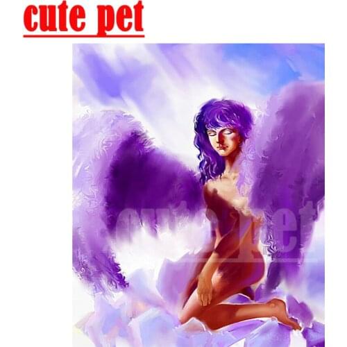 Cross-stitch Diamond DIY diamond mosaic Angel Woman diamond painting paste diamond No Frame 5d Home Wall Deco full diamond