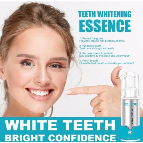 Toothpaste Foam Deep Cleaning Teeth Foam Whitening Stain Removal Refreshing Toothpaste Dispel yellow Eliminate Bad Breath TSLM1