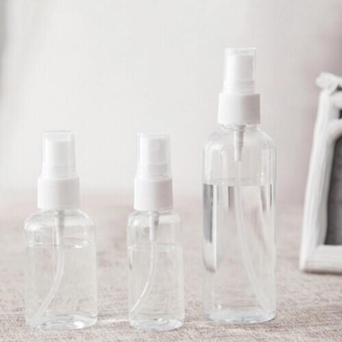 1Pcs Mini Perfume Refillable Container Transparent Spray Bottles Travel Portable Empty Plastic Cosmetic Containers 30ml/50ml