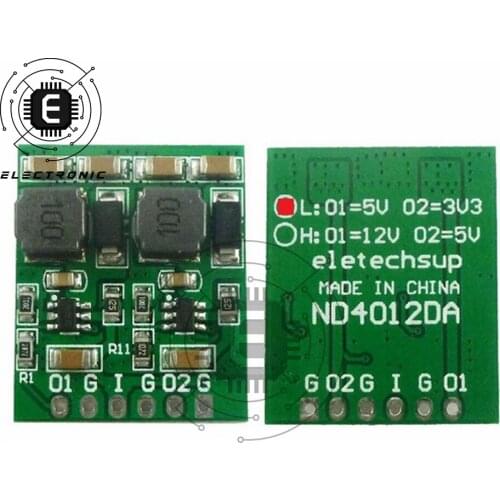 10W 2 Channels Multiple Switching Power Supply Module 3.3V 5V 12V Dual Output DC DC Step-Down Buck Converter Board
