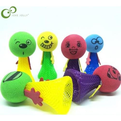 5Pcs Fly Man Fiddle Fidget Kids Jump Bounce Elf Children Adult Funny Sensory Toy Kid Child Gift WYW