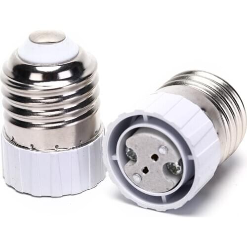 1X E27 To MR16 Base Converter E27 Lamp Holder Adapter Screw Socket E27 To GU5.3 G4 LED Bulb Parts Caremic LED Light Lamp Adapter