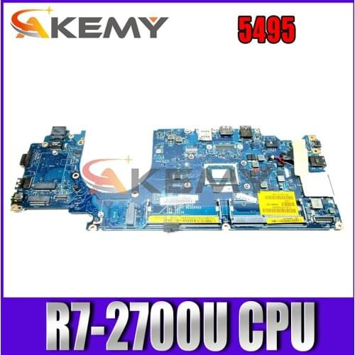 Akemy BRAND NEW For Dell Latitude 5495 Laptop Motherboard DDM90 LA-F381P 531YR R7-2700U CN-04GWRT 4GWRT Mainboard 100% TESTED