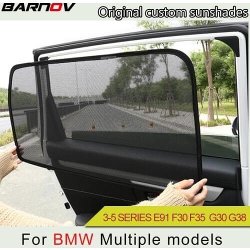 Car Special Magnetic Curtain Window SunShades Mesh Shade Blind Original Custom For BMW E39 E91 F30 F32 F35 3GT G30 G38