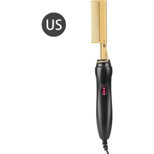 Safe And Practical Anti-scalding Electric Hair Curling Comb Dry And Wet Portable Multifunctional Straight Curling Roller