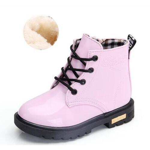 Fashion Children Cotton-padded Shoes EU 21~36 Girl Boy Snow Boots 2020 New Winter For Kids Comfort Thick Antislip Short Boots