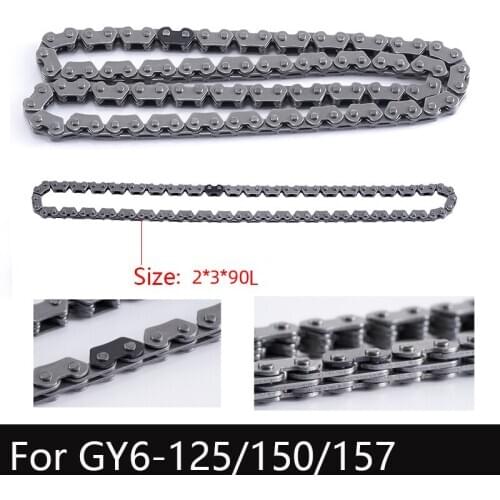 2*3*90L Links Cam Chain Motorcycle Drive Camshaft Chains Link For GY6 125 150 157 ATV Quad Moped Dirt Pit Bike Scooter Go Kart