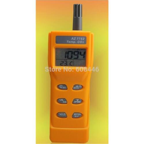 Digital CO2 Meter tester Handheld Analyser Temp TEMPERATURE RH Meter 9999 ppm