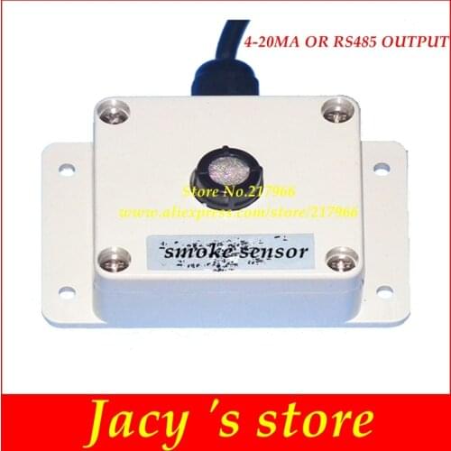 DC12-DC26V 4-20MA smoke sensor smoke transmitter rs485 modbus output gas detect sensor