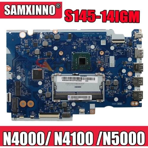 For Lenovo IdeaPad xiao xin-14IGM S145-14IGM laptop motherboard NM-C111 with CPU N4000/ N4100 /N5000 DDR4 100% test OK Mainboard