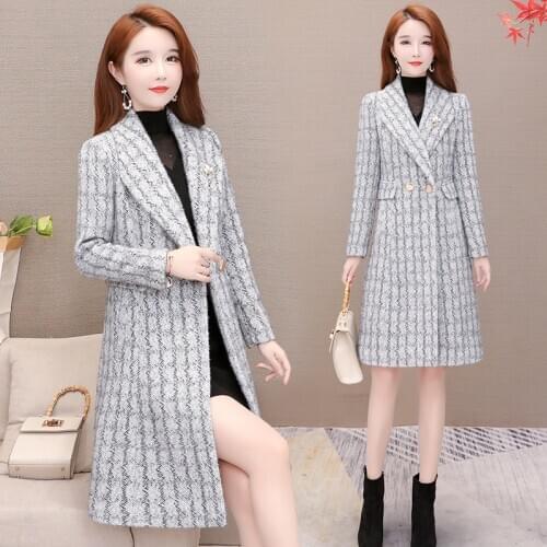 Classic coats Mink cashmere coat New women Winter long coats female Double breasted Thicken Mink cashmere sweater Outerwear 3XL