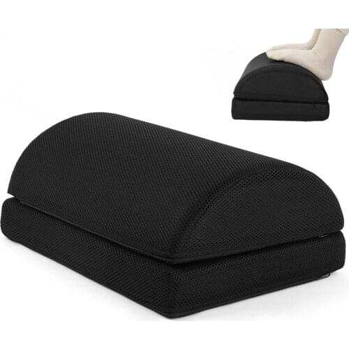 Comfort Foot Rest Pillow Cushion Memory Foam Under Office Desk Half Cylinder Home Foot Relax Pain Relief Relaxing Cushion Pad