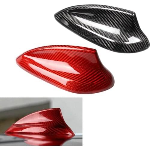 Car Roof Shark Fin Antenna Cover Real Carbon Fiber For BMW F10 F11 F18 M5 F01 F02 E46 E90 E92 E60 E61 F20 F21 F45 F46 X1 X5 X6