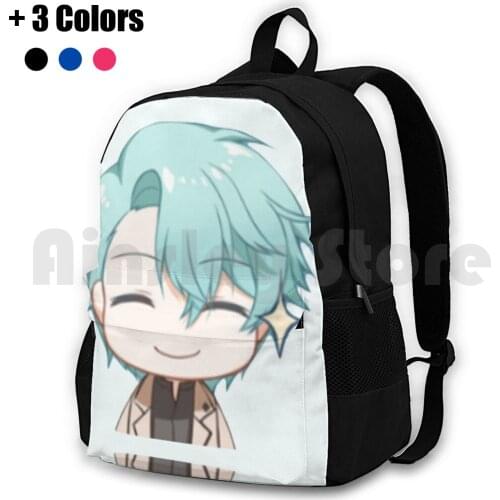 Mystic Messenger : V ( Larger Design ) Outdoor Hiking Backpack Waterproof Camping Travel Mysmes Mystic Messenger Jihyun Kim V