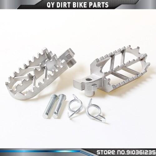 Stainless Steel Footpegs Foot Pegs For XR 50 CRF 70 KLX 110 Thumpstar SDG SSR Pit Dit Bikes free shipping