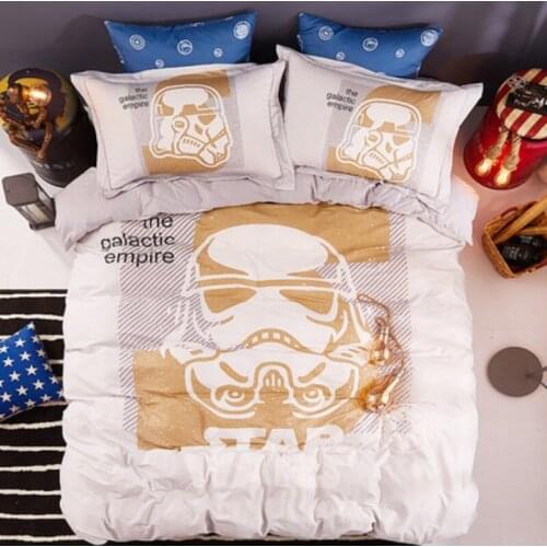 Disney Star Wars 3D Printed Bedding Comfortable Duvet Quilt Cover Pillowcase Boy Birthday Gift Bedroom Decoration Home Textile