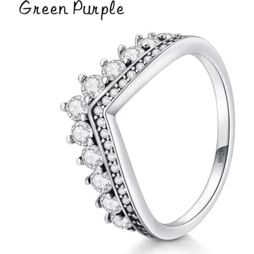 Luxury Vintage s925 Sterling Silver Ring Classic 4CT 10 Hearts Arrows Zircon Jewelry For Women Engagement Wedding Rings