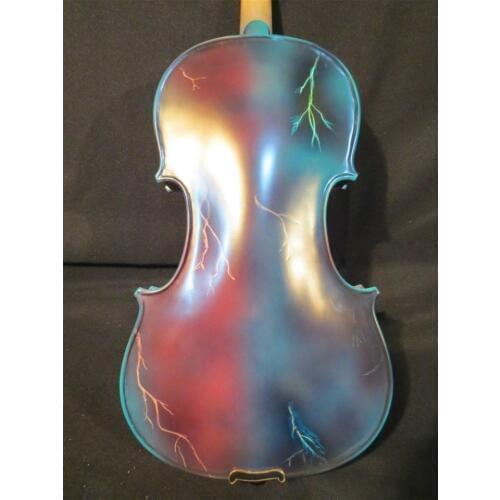 Handmade Great Sound Electric/Acoustic Violin 4/4 Ebony Fingerboard Parts Case Bow Rosin
