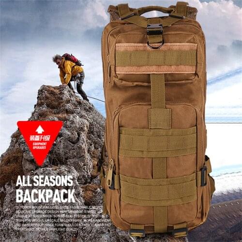 Oxford Tactical Backpack Military Backpack Waterproof Army Rucksack Outdoor Camping Hiking Fishing Large Capacity Bags