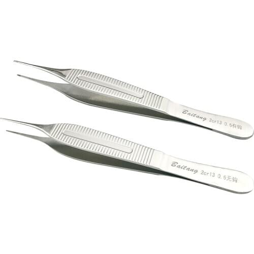 Stainless Steel Forceps Plastic Tweezers Cosmetic and Plastic Surgery Tools