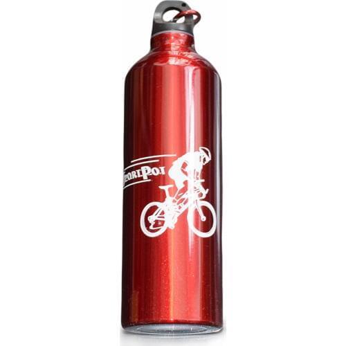 Stylish Newest 750ml Cycling Camping Bicycle bike bottle Sports Aluminum Alloy Water Bottles Christmas Gift