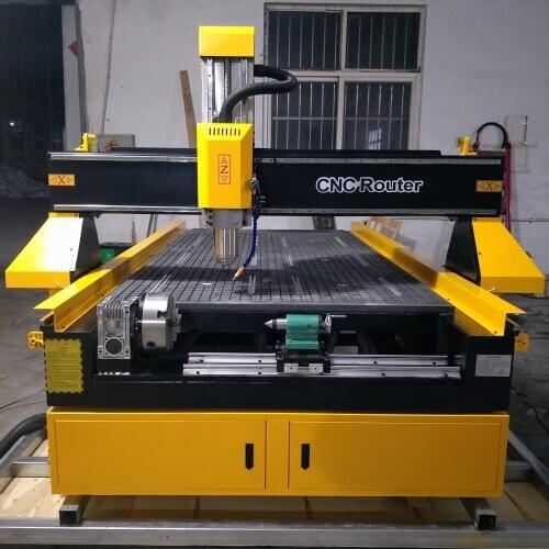 Heavy Duty 1325 Cnc Wood Carving Machinery 1530 4 axis Marble Cnc Router Granite Engraving Machine
