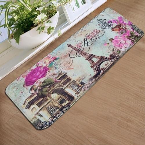 Zeegle Soft Floor Carpet For Living Room Water Proof Kitchen Rugs Non-slip Mats For The Hallway Bedroom Floor Mats Bedside Mats