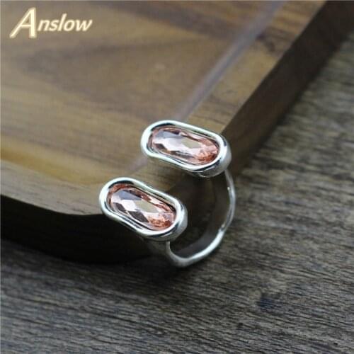 Anslow Fashion Jewelry Retro Color Crystal Adjustable Opening Ring For Lady Women Spain Simple Cheap Girl Party Gift LOW0077AR
