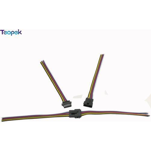 10 Pairs 6 pin JST connector Male and Female plug and socket connecting SM Cable Wire for 6 Pin RGB CCT LED Strip