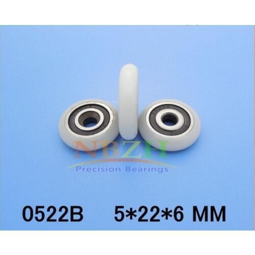 10pcs/lot 5*23*6 Miniature Bearing Shower room pulley wheels shower room roller high quality bearing steel wear-resistant wheels