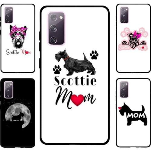 Westie Scottie Scottish Terrier For Samsung S20 FE S8 S9 S10 Plus Case For Galaxy S21 Ultra Note 20 Note 10 Plus Funda
