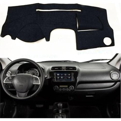 For Mitsubishi Mirage G4 2014-2016 For Left-hand Drive 1PC Car Dashboard Mats Cover Sun Shade Dashboard Cover Capter Car Styling