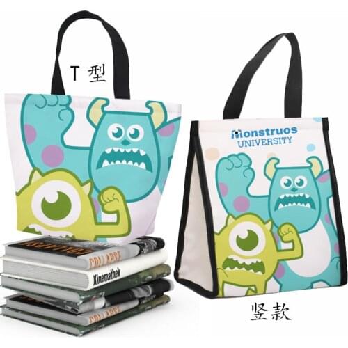 Disney Monsters University Anime Figures Cartoon Product Cosplay Accessories Customized Lunch Bag Warm Storage Gifts Unisex