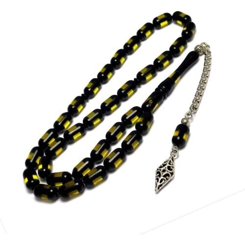 Islamic Tasbih Muslim Rosary Beads 33 Prayer Rosary For Men Bracelet For Men Accessory amber oltu amber stone Handmade Turkey