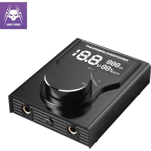 GHOST SPIDER TP-7 Power Supply Dual Mode Power Supply LCD Digital Tattoo Power Suppliers for Rotary Pen and Coil Machine