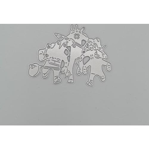 Metal Cutting Dies Friends Stencils Scrapbooking Decorative Embossing Folder Carbon Steel Paper Card DIY