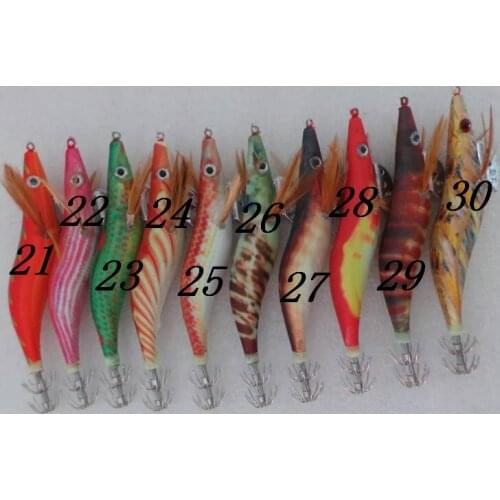 MR OCTOPUS 220569728419943 10pcs fishing jigs ,.fishingtackle . yamshita jigs , fishing accessory. squid jigs. 13.5cm 20g
