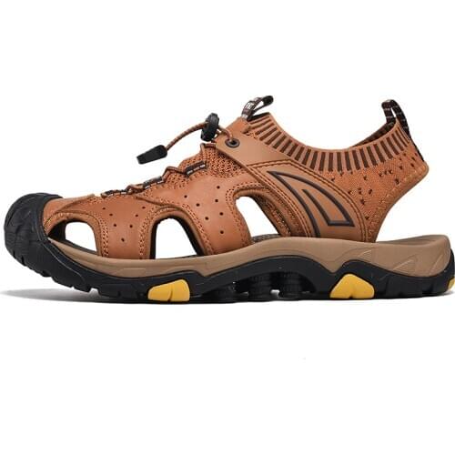 Men playa for Sneakers air comfortable breathable sandals sandalias zapatillas sneakers Men summer flip Fashion wear rubber man