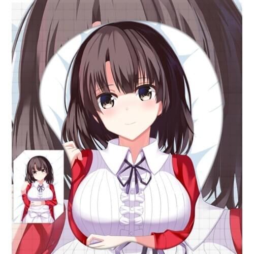 Katou Megumi Figure 3d Anime Girl Soft Gel Gaming Mouse Pad Mousepad Wrist Rest 5160 Gifts Man Adult Toy