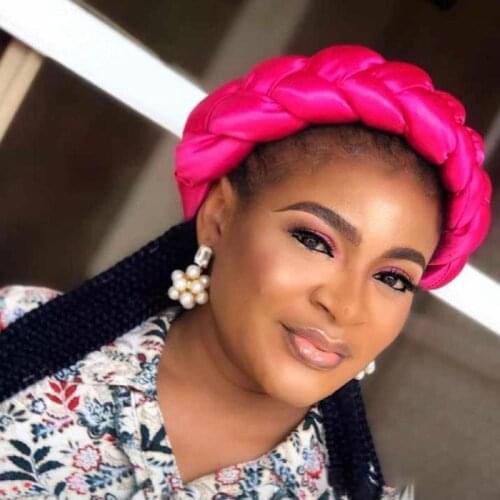 New Satin Candy Color Women Braids Headbands Elastic Hair bands Turban Bandage Bandana African Female Headwear Accessories Hot