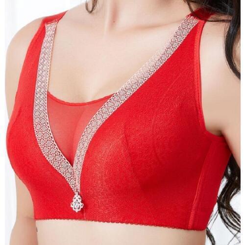 New fashion plus size lingerie thin cup bras for women push up bra wire free women underwear Bralette modis lace bra sutia lady