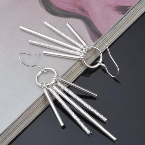 Simple Wild Tassel Earrings Jewelry Wholesale Earrings Europe And The United States 2018 New Fashion Earrings