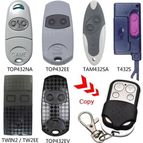 Copy CAME Remote Control 433.92MHz CAME TOP432NA TOP432EV TOP432EE TWIN2 TWIN4 TW2EE TW4EE T432S TAM432SA Remote Control 433MHz