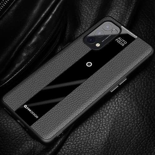 Reno 5 Luxury Carbon Fiber Silicone Phone Case For OPPO Find X3 Lite Ultra-thin Non-slip Protection Cover Coque For Reno5 Pro