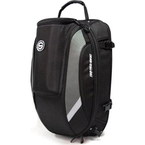 Motorcycle Riding Helmet Backpack Motorbike Racing Back Seat Rear Tail Storage Tank Bag Box Motocross