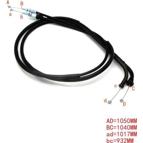 Motorcycle Throttle Cable Scooter Accelerator Cables For Honda 17910-KCR-000 17920-KCR-000 VT250 Magna 250 1995-1997