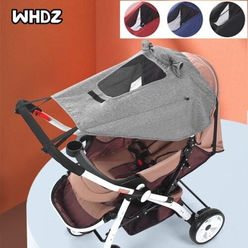 Universal Baby Stroller Awning UV Protection Sunscreen Pushchairs Sun Canopy Prams Sunshade Prams Stroller Accessories