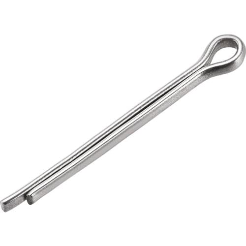 Uxcell 30Pcs Split Cotter Pin - 3mm x 30mm 304 Stainless Steel 2-Prongs Silver Tone for Home DIY Application