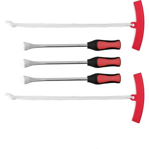 3x Tire Lever Tools Spoon Motorcycle Tire Iron Changing + 2x Wheel Rim Protector Professional tire repair tool